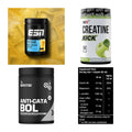 Wettkampfvorbereitung: ESN ISOCLEAR + MST Creatine + 2 weitere – alle enthaltenen Artikel