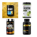 Wettkampfvorbereitung: ESN ISOCLEAR + MST Creatine + 2 weitere – alle enthaltenen Artikel