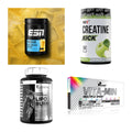 Wettkampfvorbereitung: ESN ISOCLEAR + MST Creatine + 2 weitere – alle enthaltenen Artikel
