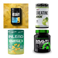 Wettkampfvorbereitung: ESN ISOCLEAR + MST Creatine + 2 weitere – alle enthaltenen Artikel
