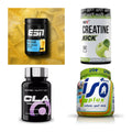Wettkampfvorbereitung: ESN ISOCLEAR + MST Creatine + 2 weitere – alle enthaltenen Artikel