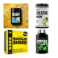 Wettkampfvorbereitung: ESN ISOCLEAR + MST Creatine + 2 weitere – alle enthaltenen Artikel