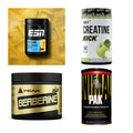 Wettkampfvorbereitung: ESN ISOCLEAR + MST Creatine + 2 weitere – alle enthaltenen Artikel
