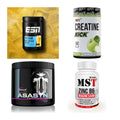Wettkampfvorbereitung: ESN ISOCLEAR + MST Creatine + 2 weitere – alle enthaltenen Artikel