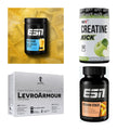 Wettkampfvorbereitung: ESN ISOCLEAR + MST Creatine + 2 weitere – alle enthaltenen Artikel