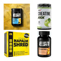 Wettkampfvorbereitung: ESN ISOCLEAR + MST Creatine + 2 weitere – alle enthaltenen Artikel