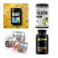 Wettkampfvorbereitung: ESN ISOCLEAR + MST Creatine + 2 weitere – alle enthaltenen Artikel