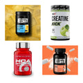 Wettkampfvorbereitung: ESN ISOCLEAR + MST Creatine + 2 weitere – alle enthaltenen Artikel