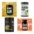 Wettkampfvorbereitung: ESN ISOCLEAR + MST Creatine + 2 weitere – alle enthaltenen Artikel