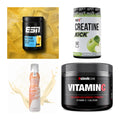 Wettkampfvorbereitung: ESN ISOCLEAR + MST Creatine + 2 weitere – alle enthaltenen Artikel