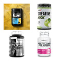 Wettkampfvorbereitung: ESN ISOCLEAR + MST Creatine + 2 weitere – alle enthaltenen Artikel