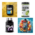 Wettkampfvorbereitung: ESN ISOCLEAR + MST Creatine + 2 weitere – alle enthaltenen Artikel