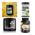 Wettkampfvorbereitung: ESN ISOCLEAR + MST Creatine + 2 weitere – alle enthaltenen Artikel