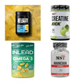 Wettkampfvorbereitung: ESN ISOCLEAR + MST Creatine + 2 weitere – alle enthaltenen Artikel