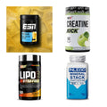 Wettkampfvorbereitung: ESN ISOCLEAR + MST Creatine + 2 weitere – alle enthaltenen Artikel