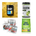 Wettkampfvorbereitung: ESN ISOCLEAR + MST Creatine + 2 weitere – alle enthaltenen Artikel