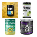 Wettkampfvorbereitung: ESN ISOCLEAR + MST Creatine + 2 weitere – alle enthaltenen Artikel
