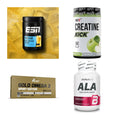 Wettkampfvorbereitung: ESN ISOCLEAR + MST Creatine + 2 weitere – alle enthaltenen Artikel