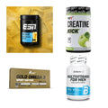 Wettkampfvorbereitung: ESN ISOCLEAR + MST Creatine + 2 weitere – alle enthaltenen Artikel