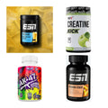 Wettkampfvorbereitung: ESN ISOCLEAR + MST Creatine + 2 weitere – alle enthaltenen Artikel