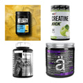 Wettkampfvorbereitung: ESN ISOCLEAR + MST Creatine + 2 weitere – alle enthaltenen Artikel