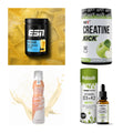 Wettkampfvorbereitung: ESN ISOCLEAR + MST Creatine + 2 weitere – alle enthaltenen Artikel