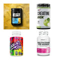 Wettkampfvorbereitung: ESN ISOCLEAR + MST Creatine + 2 weitere – alle enthaltenen Artikel