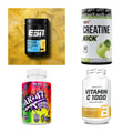 Wettkampfvorbereitung: ESN ISOCLEAR + MST Creatine + 2 weitere – alle enthaltenen Artikel