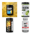 Wettkampfvorbereitung: ESN ISOCLEAR + MST Creatine + 2 weitere – alle enthaltenen Artikel
