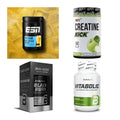 Wettkampfvorbereitung: ESN ISOCLEAR + MST Creatine + 2 weitere – alle enthaltenen Artikel