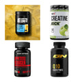 Wettkampfvorbereitung: ESN ISOCLEAR + MST Creatine + 2 weitere – alle enthaltenen Artikel