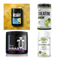 Wettkampfvorbereitung: ESN ISOCLEAR + MST Creatine + 2 weitere – alle enthaltenen Artikel