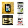 Wettkampfvorbereitung: ESN ISOCLEAR + MST Creatine + 2 weitere – alle enthaltenen Artikel