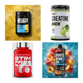 Wettkampfvorbereitung: ESN ISOCLEAR + MST Creatine + 2 weitere – alle enthaltenen Artikel