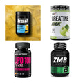 Wettkampfvorbereitung: ESN ISOCLEAR + MST Creatine + 2 weitere – alle enthaltenen Artikel