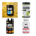 Wettkampfvorbereitung: ESN ISOCLEAR + MST Creatine + 2 weitere – alle enthaltenen Artikel