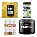 Wettkampfvorbereitung: ESN ISOCLEAR + MST Creatine + 2 weitere – alle enthaltenen Artikel