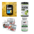 Wettkampfvorbereitung: ESN ISOCLEAR + MST Creatine + 2 weitere – alle enthaltenen Artikel