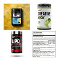 Wettkampfvorbereitung: ESN ISOCLEAR + MST Creatine + 2 weitere – alle enthaltenen Artikel