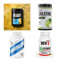 Wettkampfvorbereitung: ESN ISOCLEAR + MST Creatine + 2 weitere