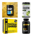 Wettkampfvorbereitung: ESN ISOCLEAR + MST Creatine + 2 weitere – alle enthaltenen Artikel