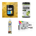 Wettkampfvorbereitung: ESN ISOCLEAR + MST Creatine + 2 weitere – alle enthaltenen Artikel