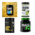 Wettkampfvorbereitung: ESN ISOCLEAR + MST Creatine + 2 weitere – alle enthaltenen Artikel