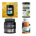 Wettkampfvorbereitung: ESN ISOCLEAR + MST Creatine + 2 weitere – alle enthaltenen Artikel
