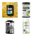 Wettkampfvorbereitung: ESN ISOCLEAR + MST Creatine + 2 weitere – alle enthaltenen Artikel