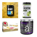 Wettkampfvorbereitung: ESN ISOCLEAR + MST Creatine + 2 weitere – alle enthaltenen Artikel
