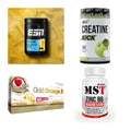 Wettkampfvorbereitung: ESN ISOCLEAR + MST Creatine + 2 weitere – alle enthaltenen Artikel