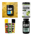 Wettkampfvorbereitung: ESN ISOCLEAR + MST Creatine + 2 weitere – alle enthaltenen Artikel