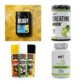 Wettkampfvorbereitung: ESN ISOCLEAR + MST Creatine + 2 weitere – alle enthaltenen Artikel