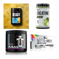 Wettkampfvorbereitung: ESN ISOCLEAR + MST Creatine + 2 weitere – alle enthaltenen Artikel